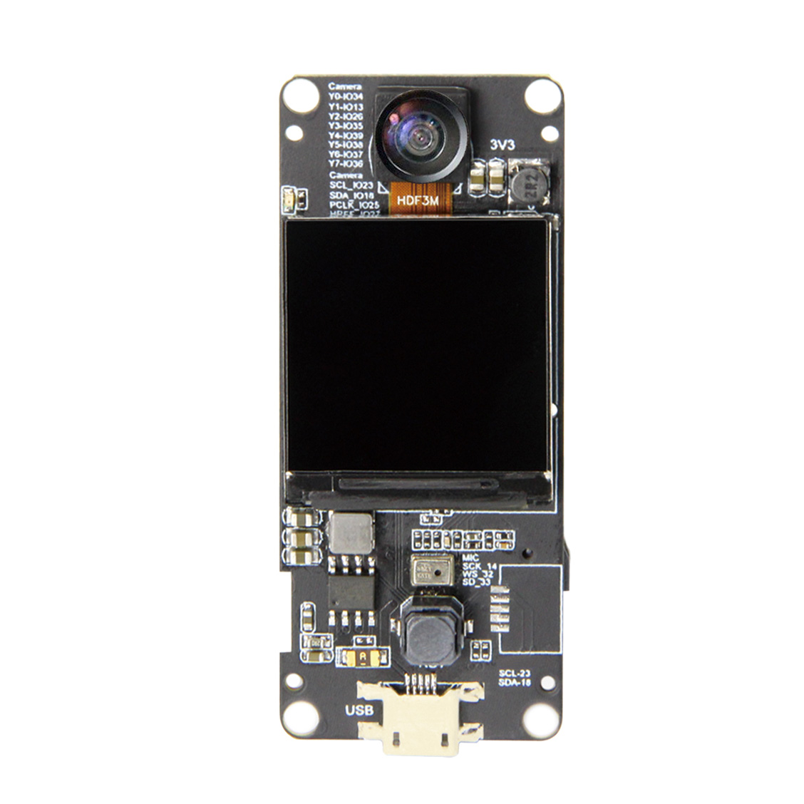 TTGO T-Camera Plus ESP32-DOWDQ6 8MB SPRAM WiFi camera module